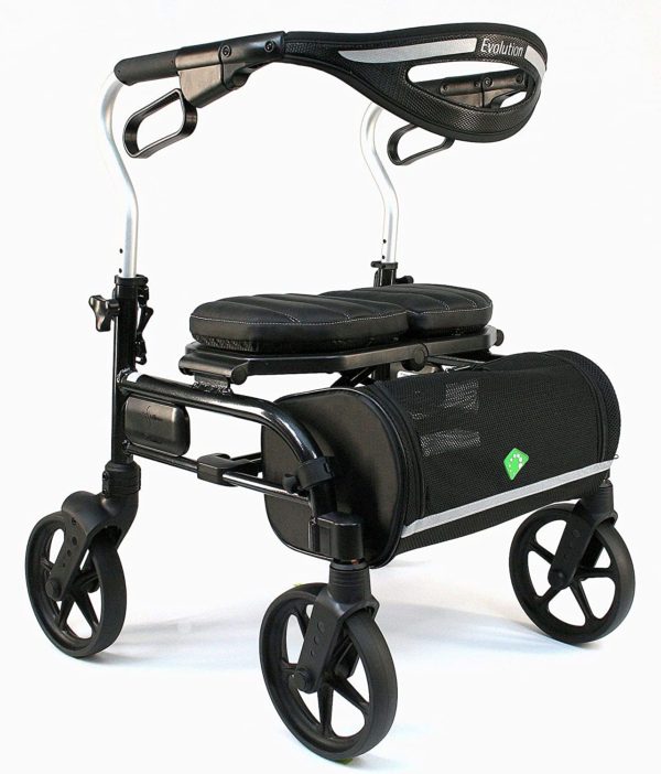 Walker Evolution 4 Wheeled Walker/Tray/Basket Anderson Wheelchair
