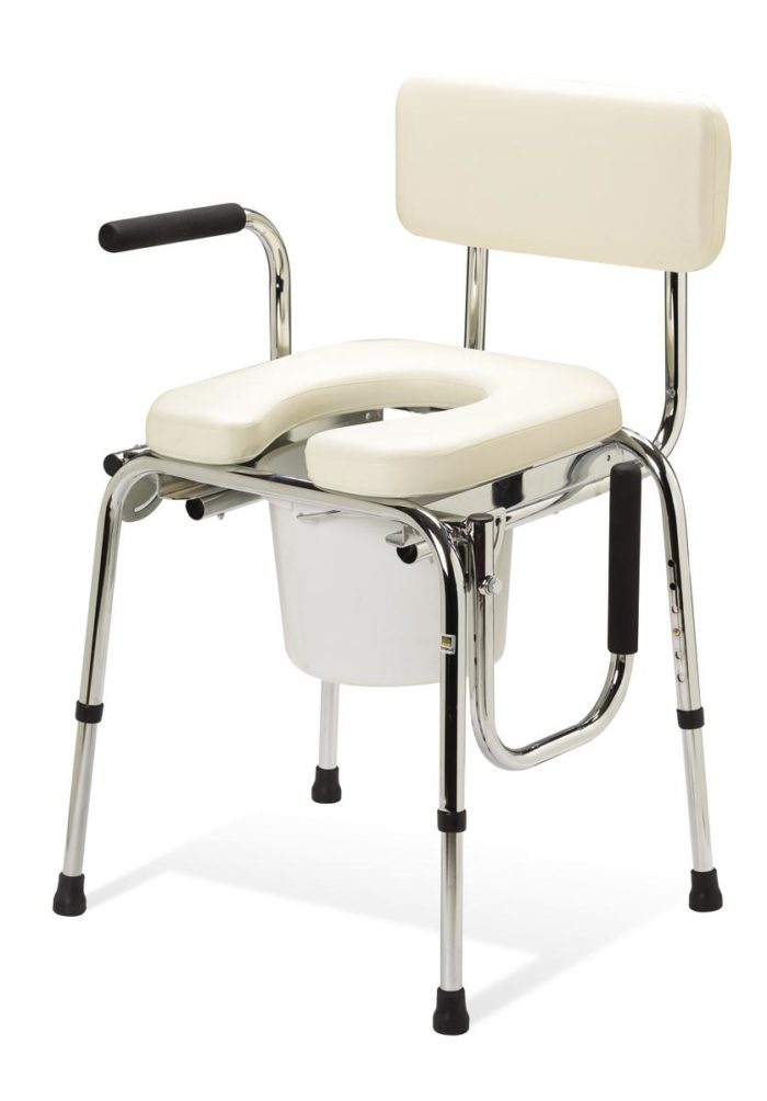 Guardian Padded Drop Arm Commode