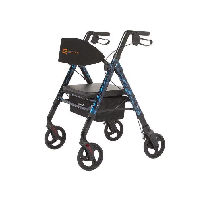 Rhythm Regal Bariatric Aluminum 4 Wheel Walker