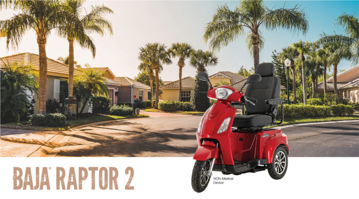 Pride Baja Raptor 2 - 3 Wheel Scooter - Image 2